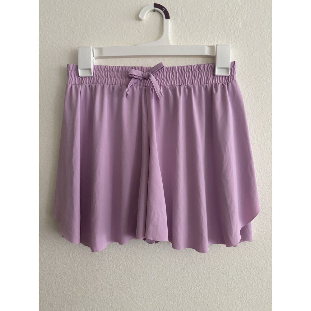 Sweet Butterfly Shorts Girls Large 14/16 Purple Flowy Activewear